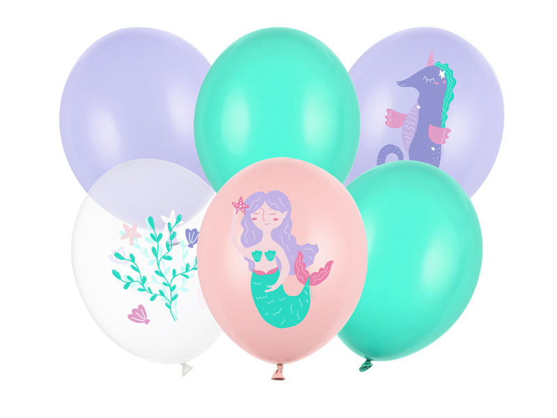 Ballonnen sea world - Mermaid Party - kinderfeestje versiering - 6stuks-1