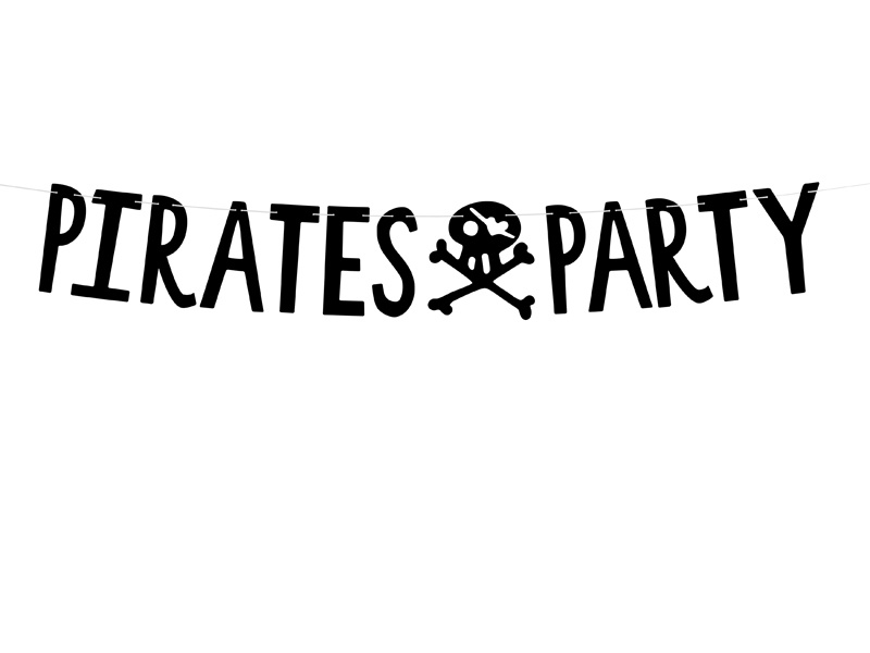 Letterslinger - Pirates Party - kinderfeestje versiering - 1stuks-1