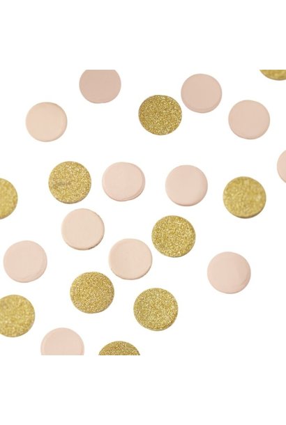 Tafelconfetti roze/goud 'Pastel Perfection' (14gr)
