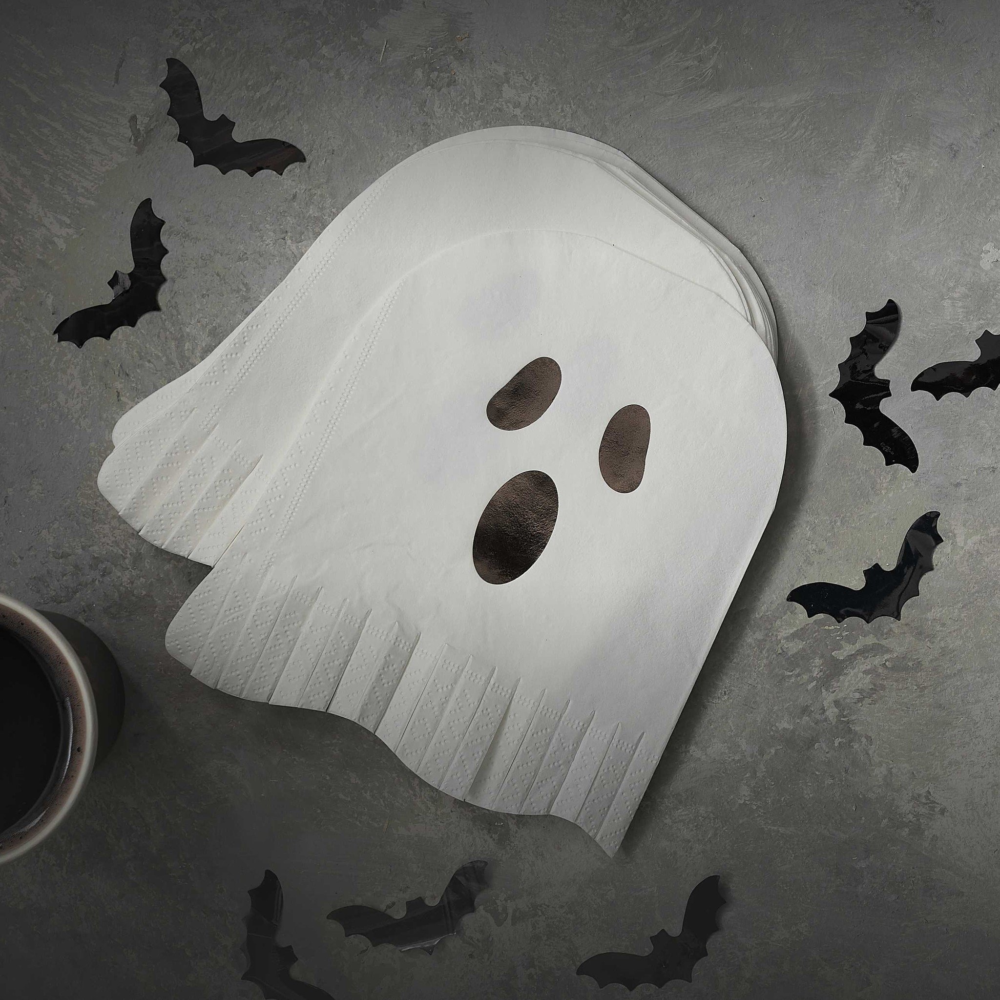 extract Pest wasmiddel Servetten spook Halloween decoratie - 16stuks | pretapret.nl - PretaPret