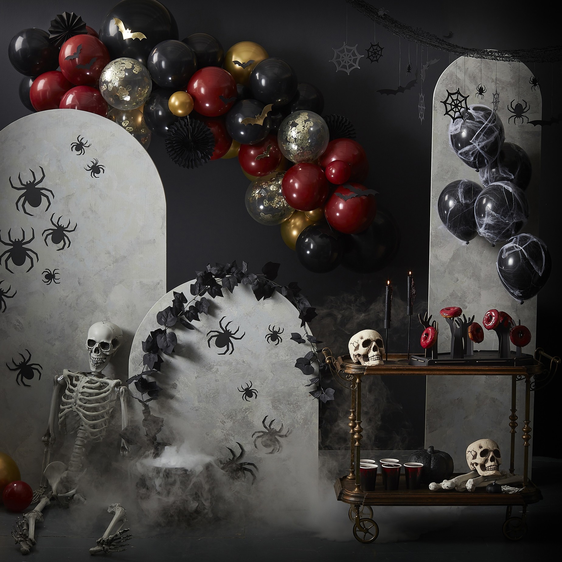 Raamsticker vleermuizen - Fright Night - Halloween decoratie - 2stuks-3