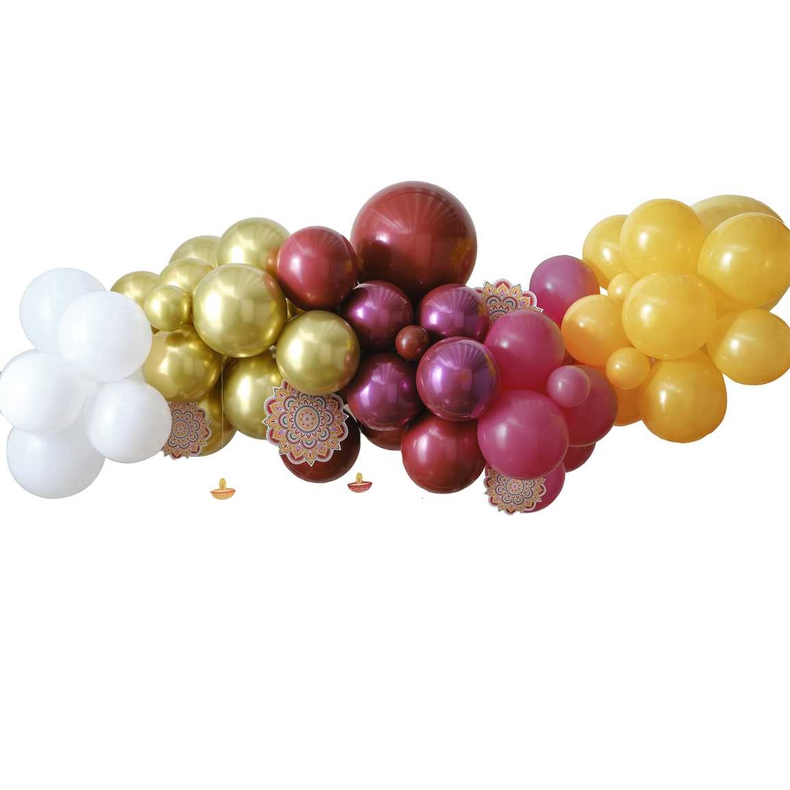Ballonnenboog pakket - Diwali - Lichtjesfeest versiering - 83stuks-1