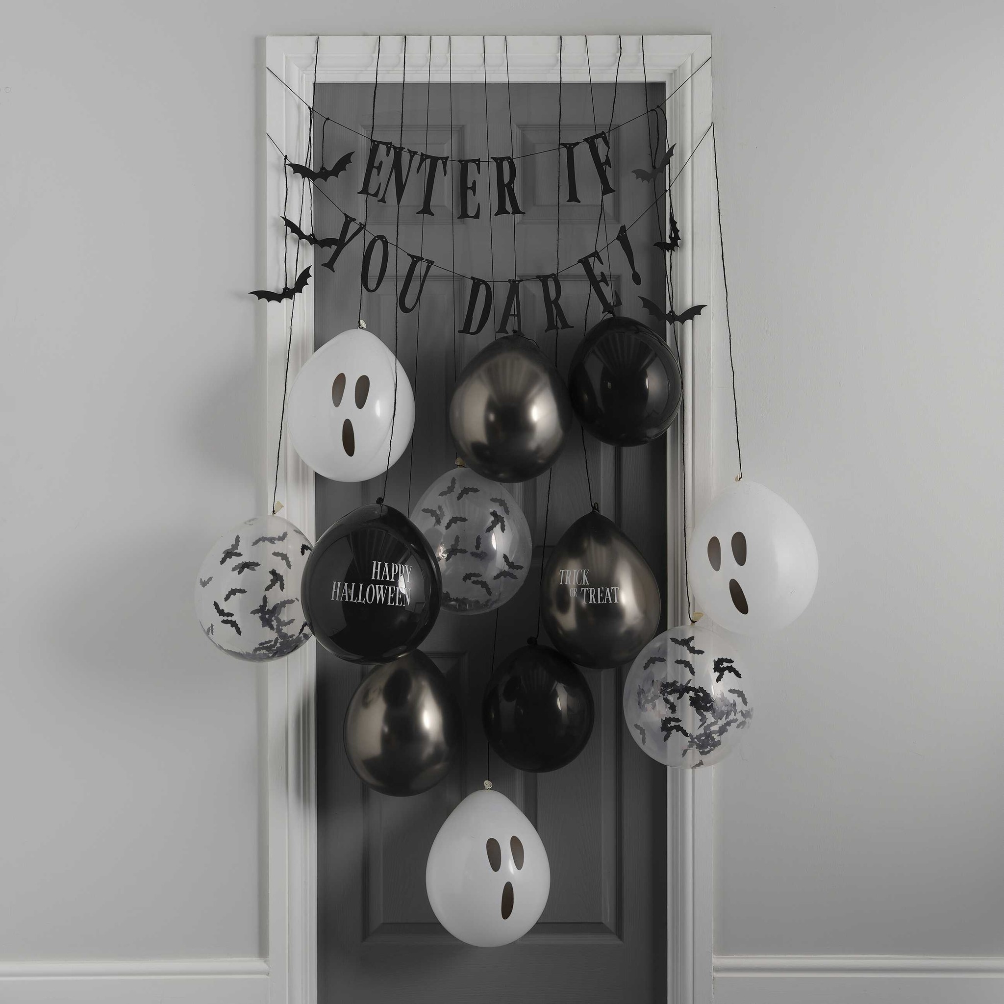 Ballonnen deur kit - Fright Night - Halloween versiering - 19stuks-2