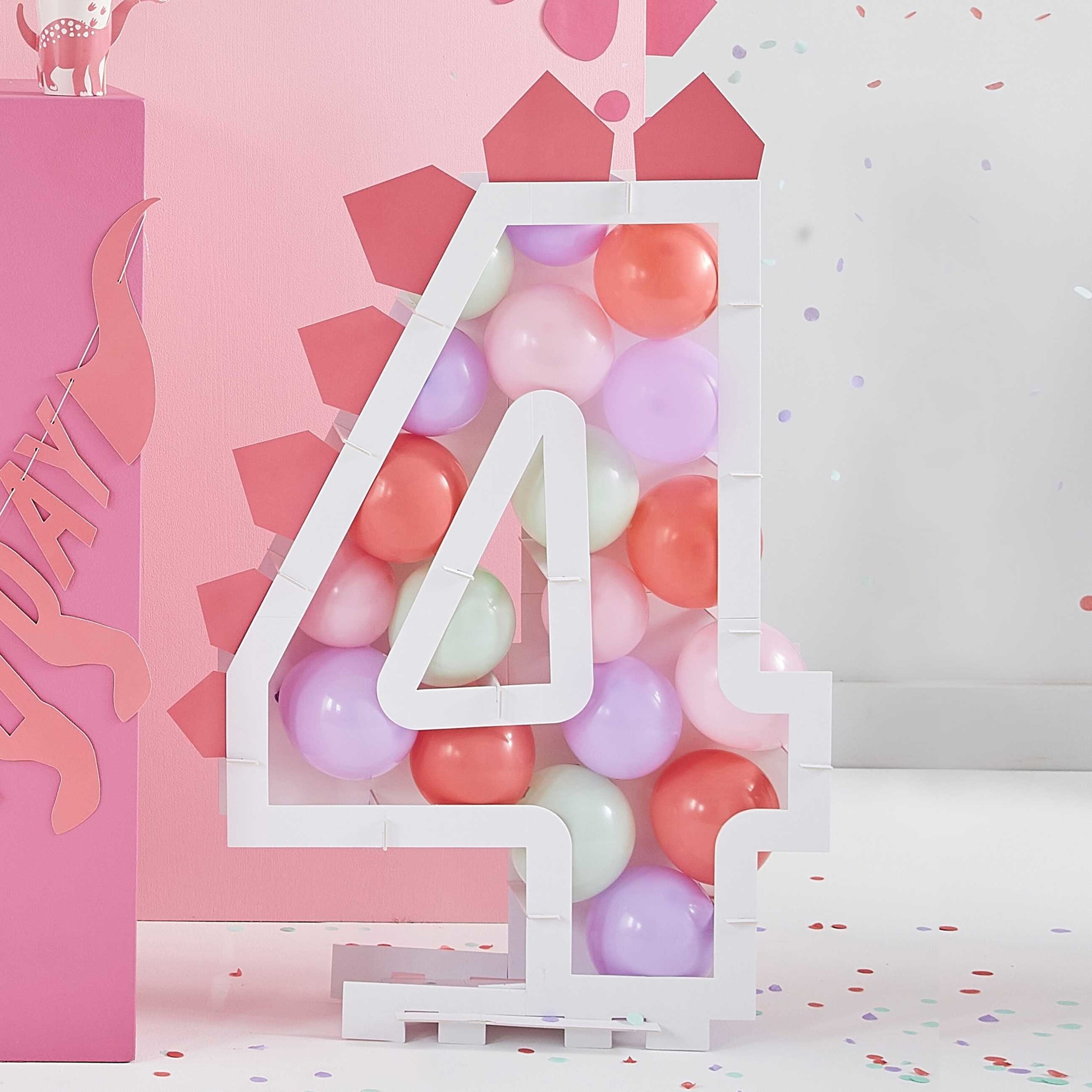 Ballonnen mozaïekpakket - Party like a Dinosaur -kinderfeestje versiering - 49stuks-2