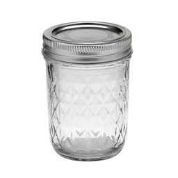 Ball Mason Jar - Quilted Crystal Jelly 8oz / 240ml - 1stuks-1