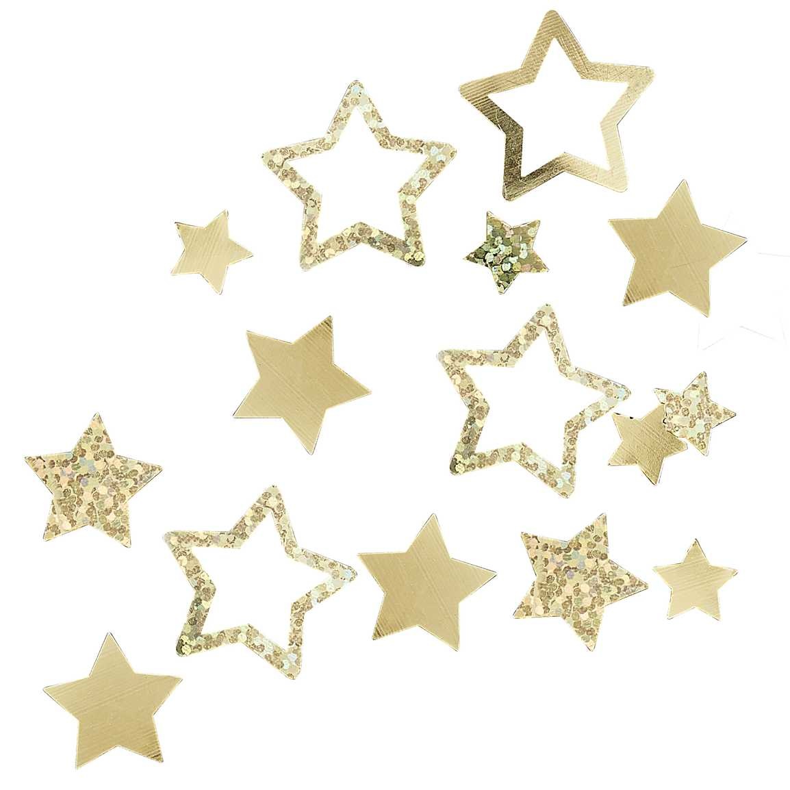 Tafelconfetti goudfolie sterren - Pop The Bubbly - Oud en Nieuw versiering - 13gram-1