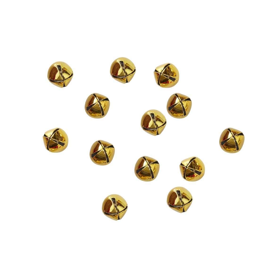 Tafelconfetti kerstbelletjes goud - Red & Gold - kerstversiering - 50stuks-1