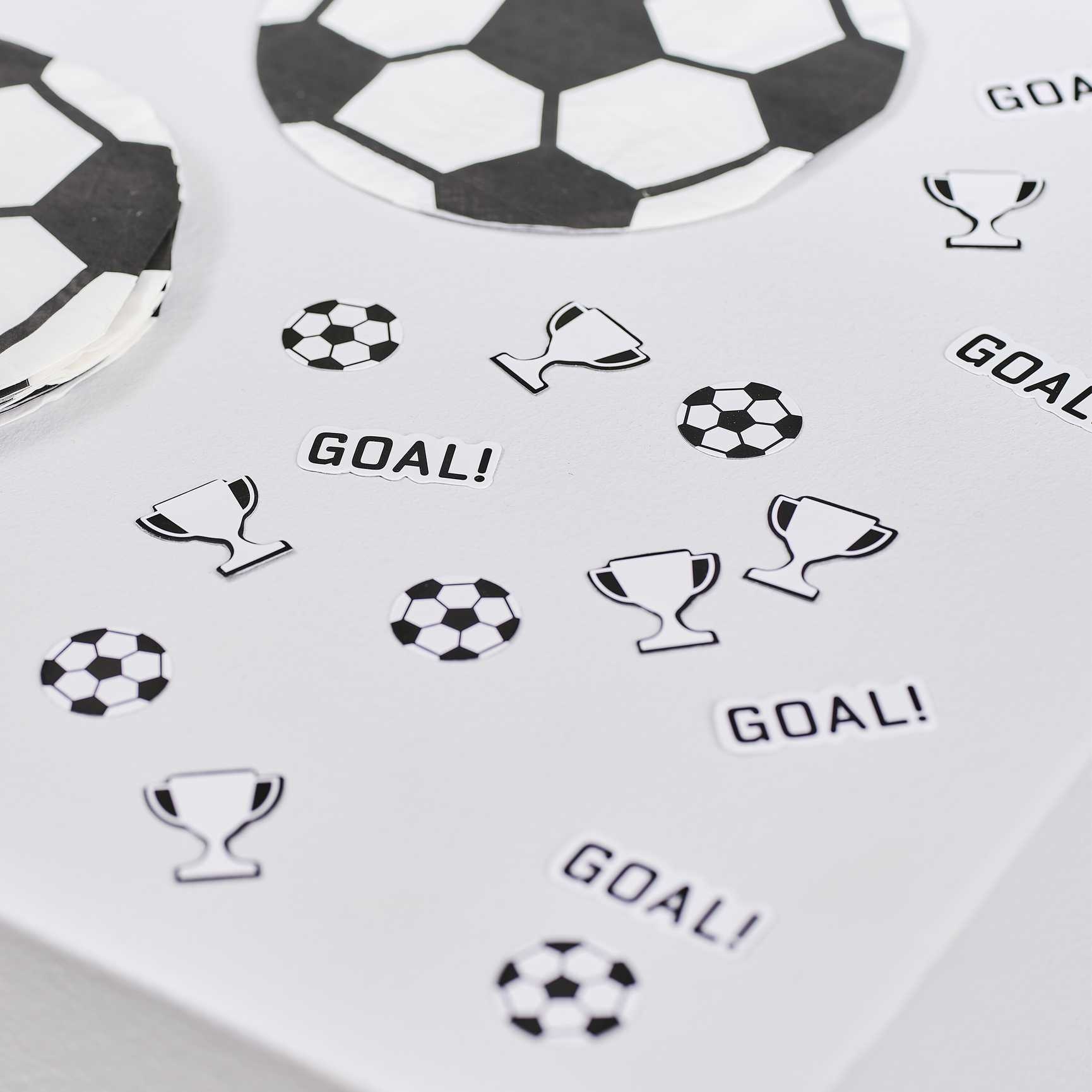 Tafelconfetti voetbal -Kick Off the Party - kinderfeestje versiering - 13gram-2