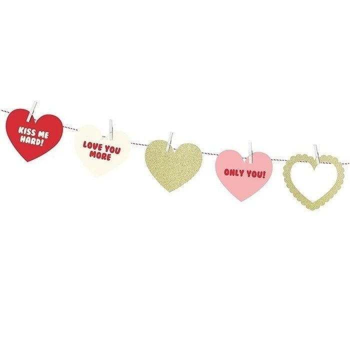 Slinger hartjes - Sweet Love - valentijn versiering - 1stuks-2