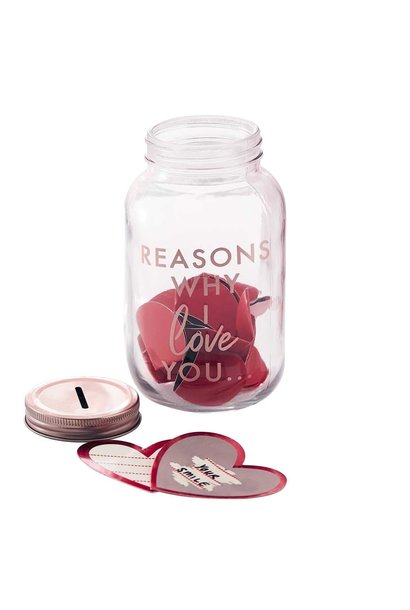 Mason Jar Reasons Why I Love You 'Hey Good Looking' (1st)
