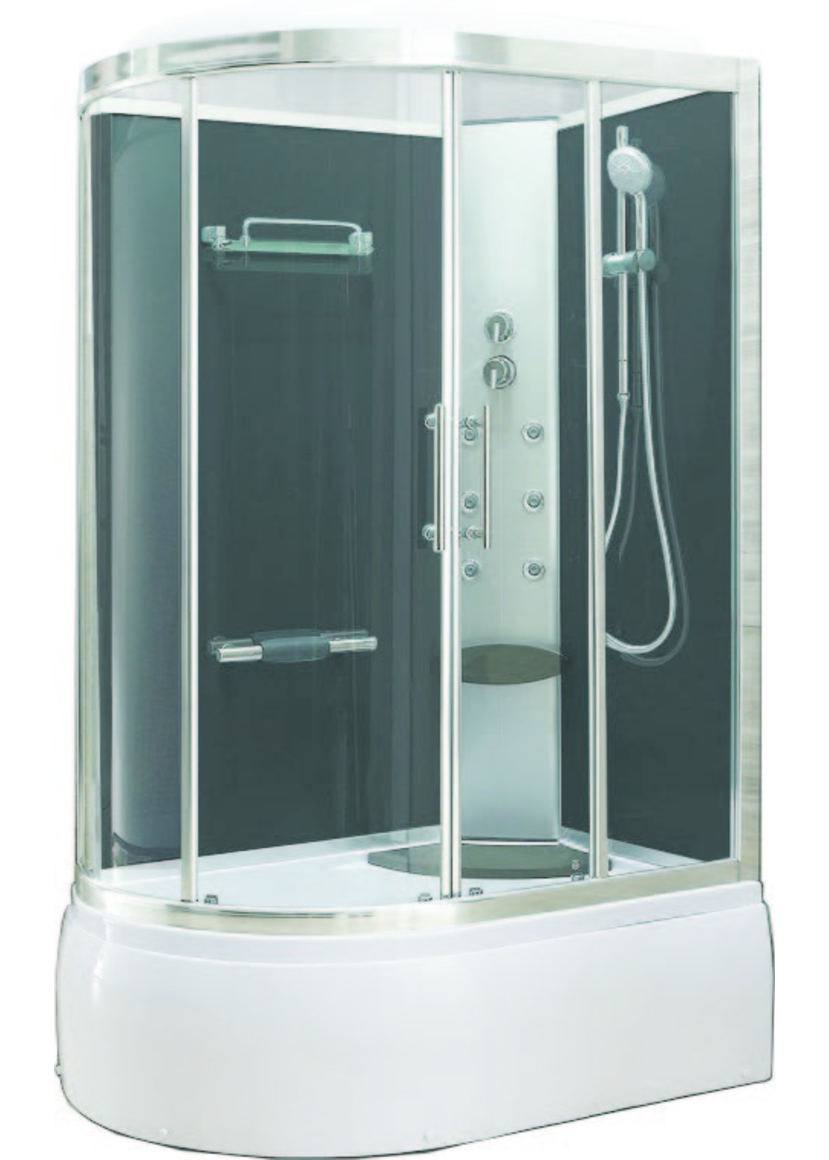 Xellanz Xellanz Premium bad/douche 130x85 h 220 cm veiligheidsglas 5 mm