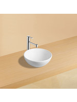 Xellanz Xellanz Luna lavabo waskom rond 32x13 cm keramiek glans wit