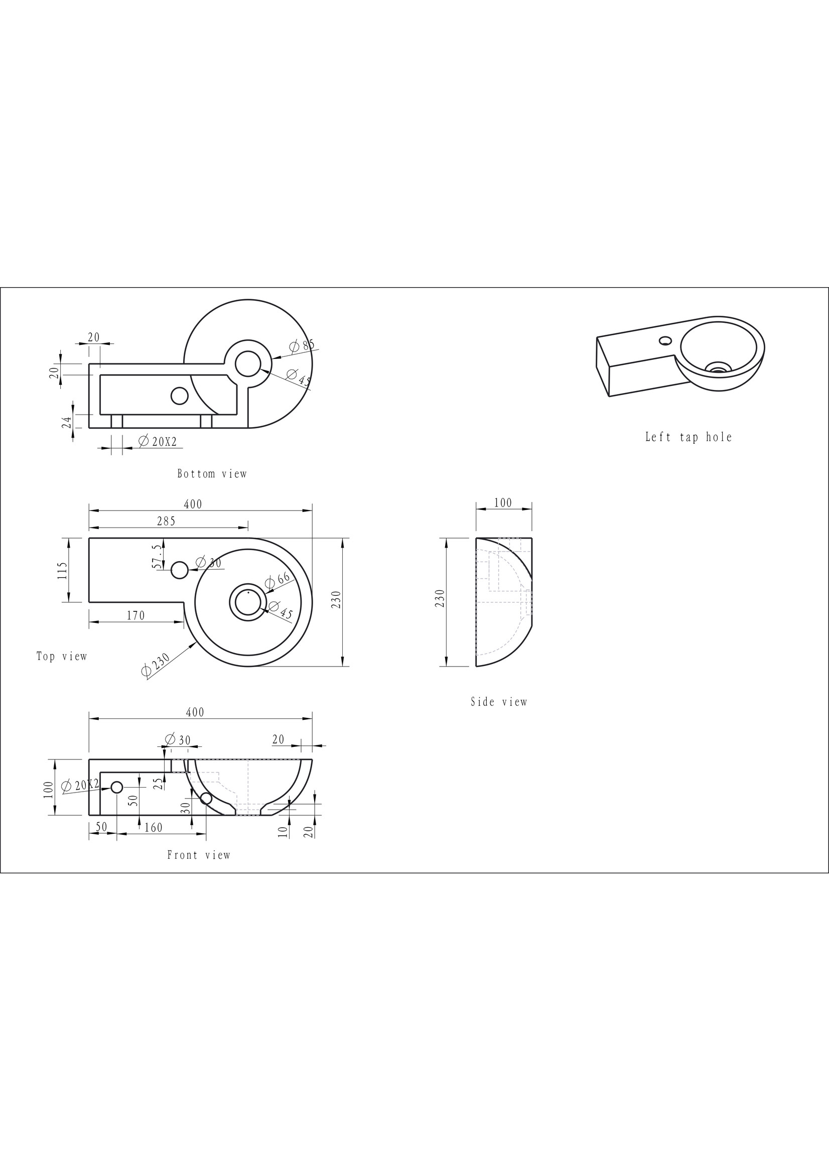 Wiesbaden Wiesbaden fontein links rond 40x23x10 cm hardsteen gezoet