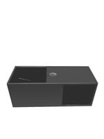 Wiesbaden Wiesbaden Julia fontein Solid Surface met nis 54x20x20 cm mat zwart