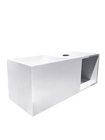 Wiesbaden Wiesbaden Julia fontein Solid Surface met nis 54x20x20 cm mat wit