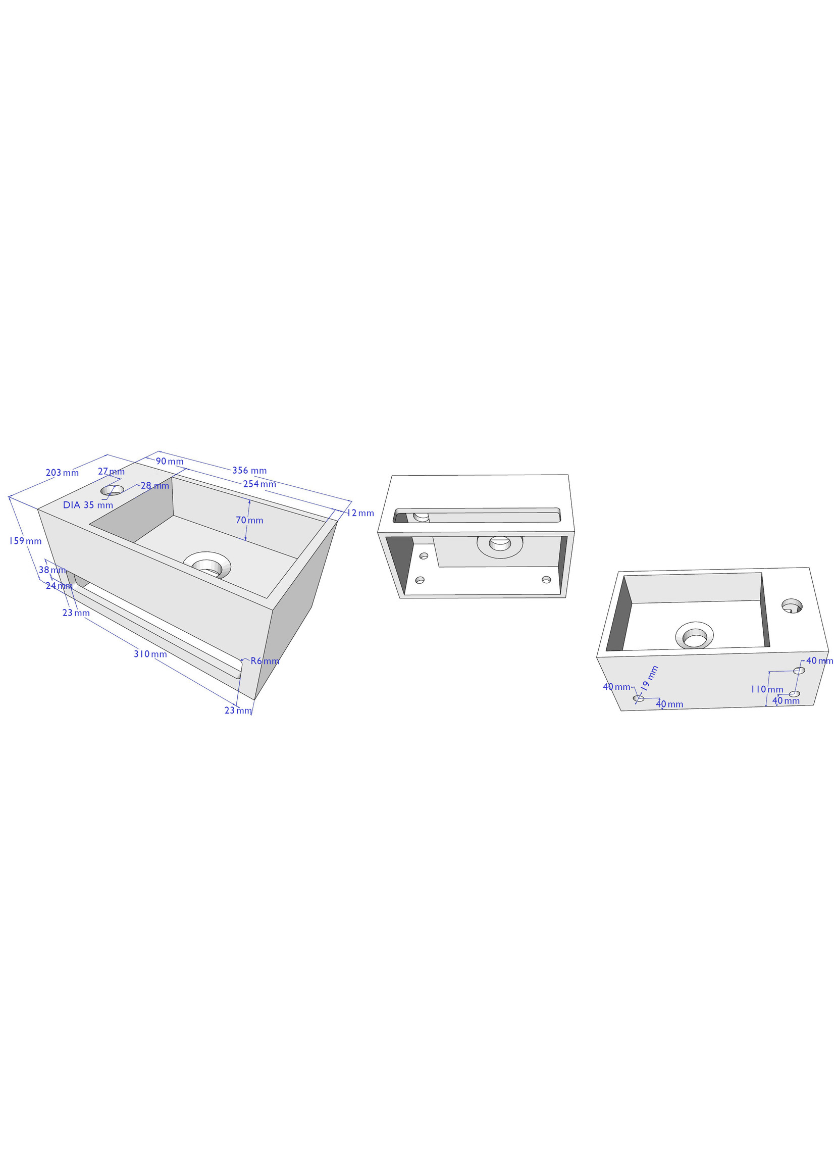 Wiesbaden Wiesbaden Julia fontein links Solid Surface 35x20x16 cm mat zwart