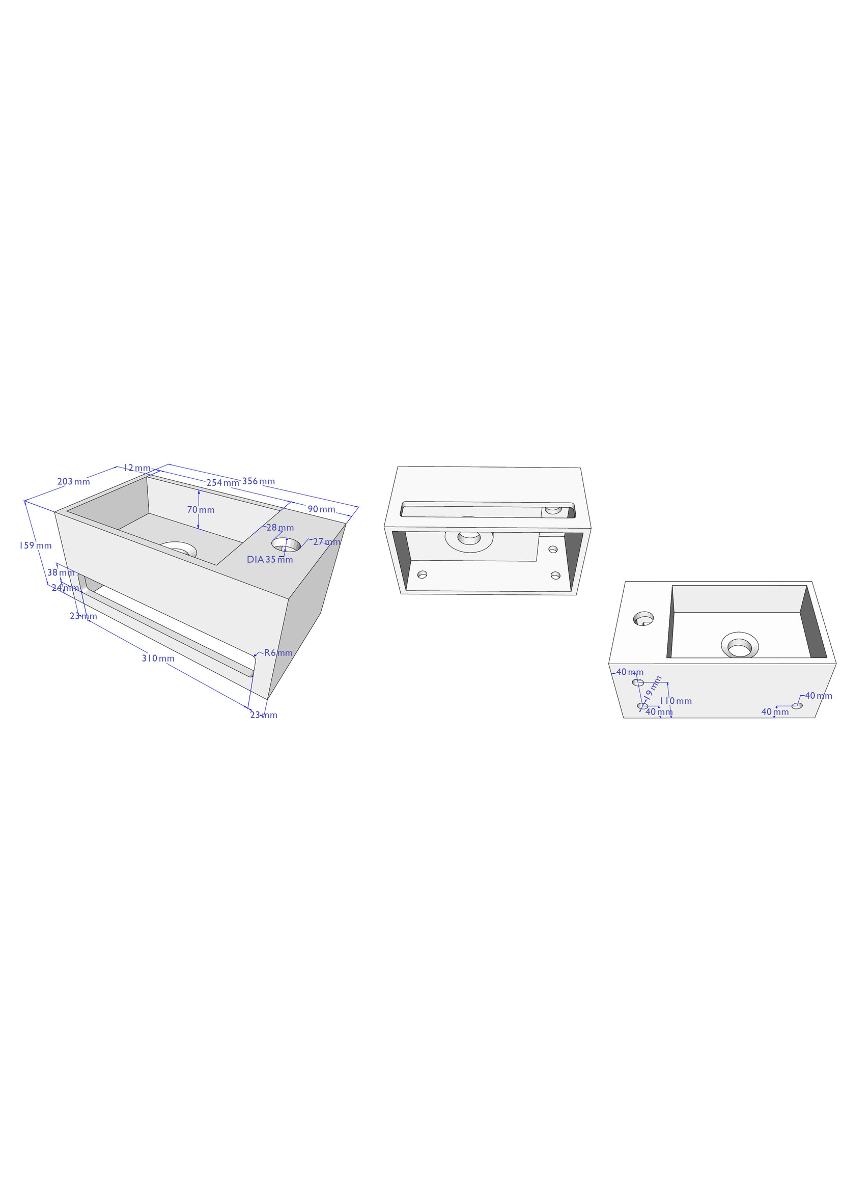 Wiesbaden Wiesbaden Julia fontein rechts Solid Surface 35x20x16 cm mat zwart