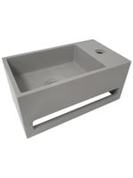 Wiesbaden Wiesbaden Julia fontein rechts Solid Surface 35x20x16 cm betonlook