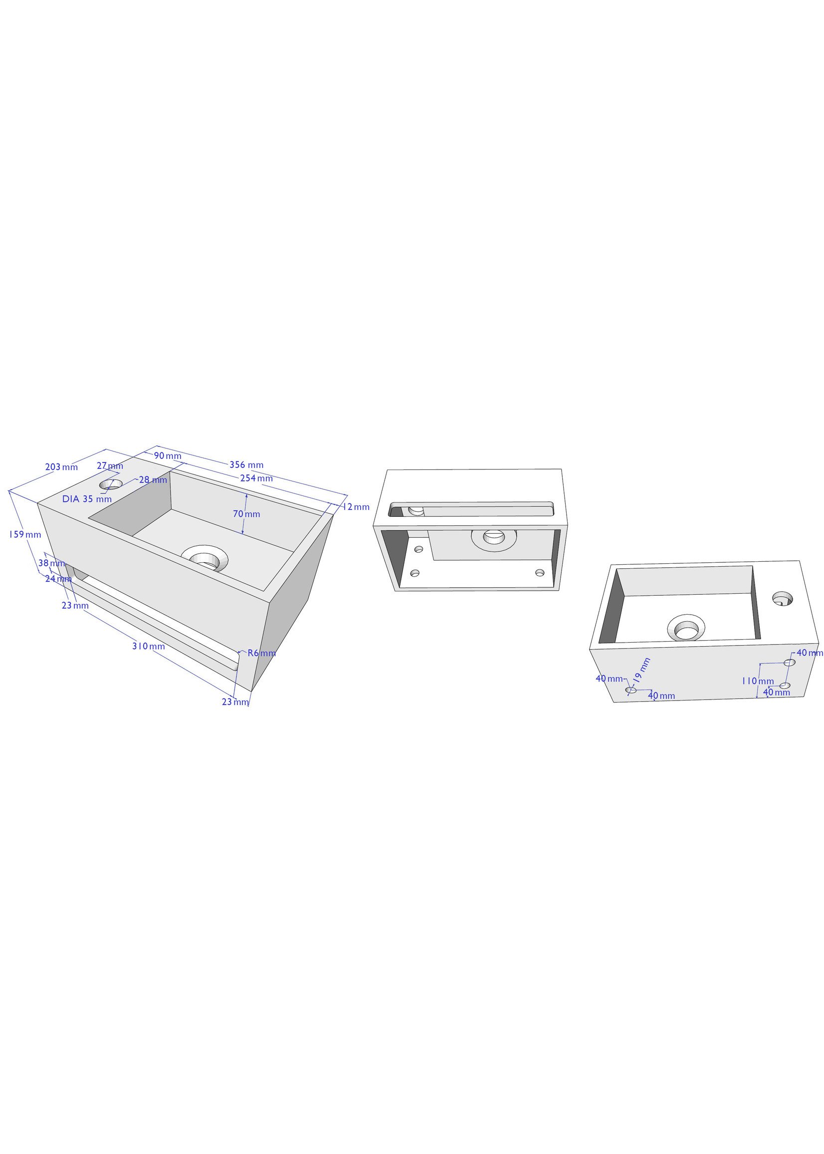 Wiesbaden Wiesbaden Julia fontein links Solid surface 35 x 20 x 16 cm mat wit