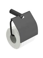 Wiesbaden Wiesbaden Ida toiletrolhouder met klep gunmetal