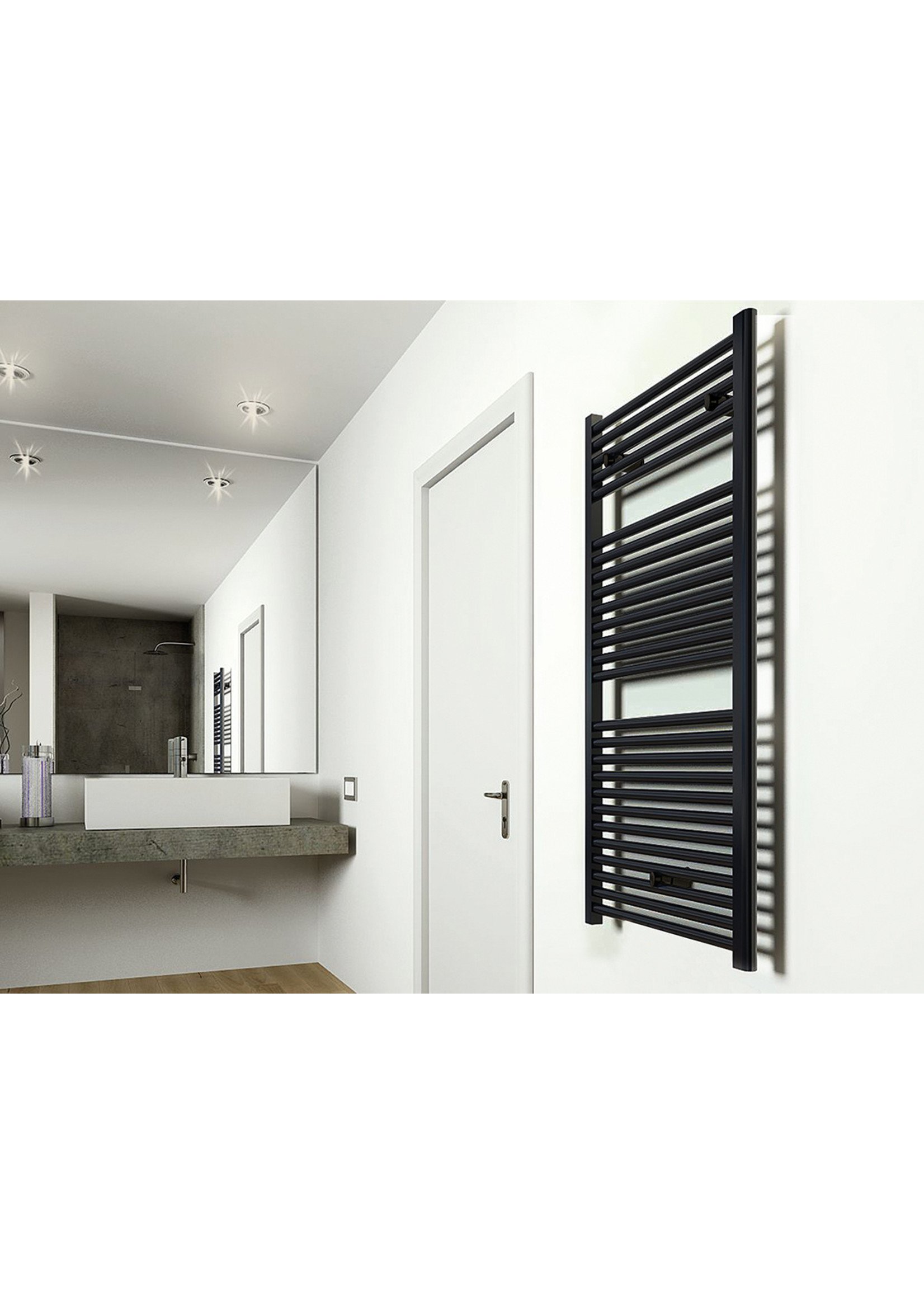 Wiesbaden Wiesbaden Elara sierradiator 118,5 x 60,0 cm mat zwart