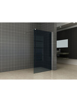 Wiesbaden Wiesbaden inloopdouche met muurprofiel 1000x2000 10mm NANO rookglas