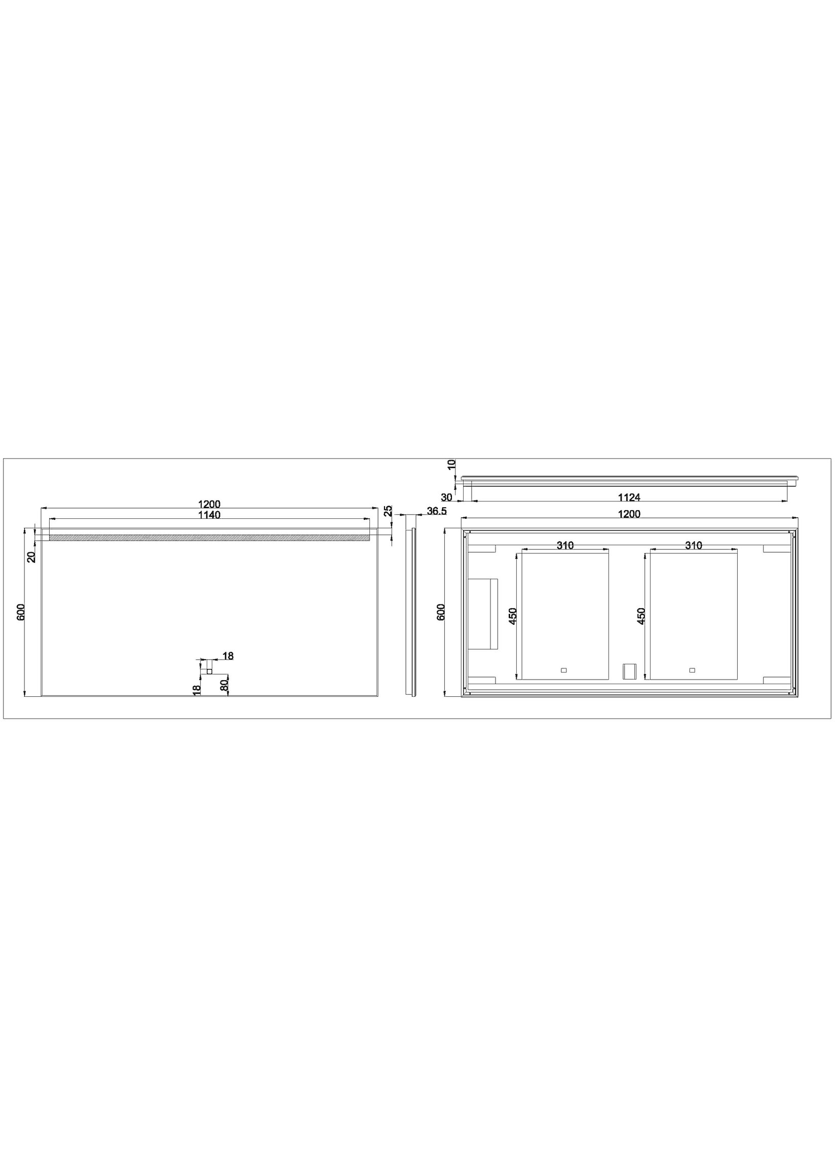 Wiesbaden Wiesbaden Ambi One dimbare Led condensvrije spiegel 120x60