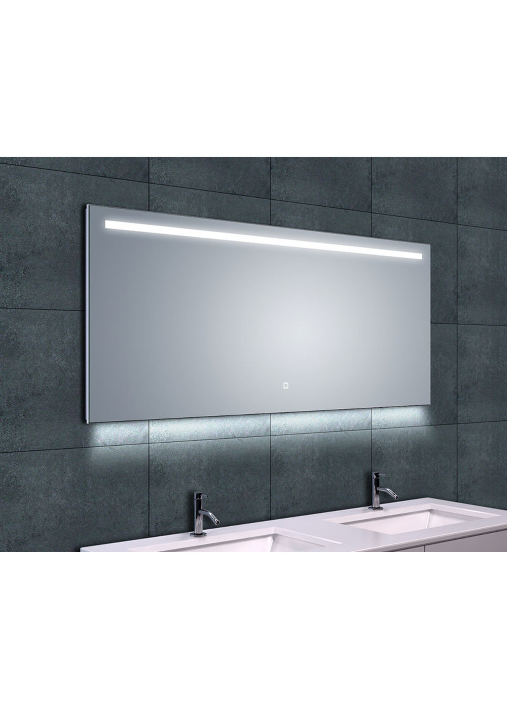 Wiesbaden Wiesbaden Ambi One dimbare Led condensvrije spiegel 140 x 60 cm