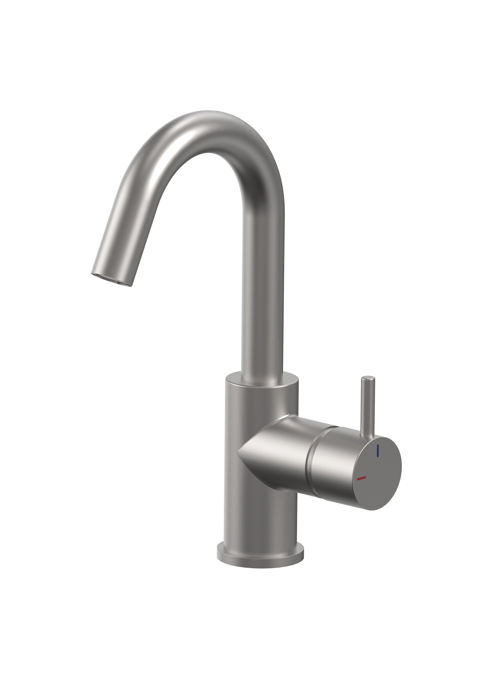 Xenz Duero Plus - wastafelkraan inox