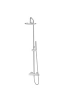 Xenz Xenz Basic - douche opbouwset Messing inox