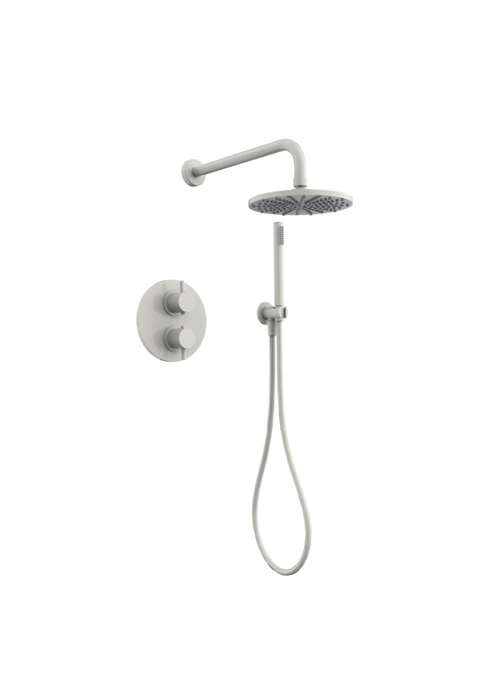 Xenz Duero - Douche inbouwset wit mat incl. Tec-Box