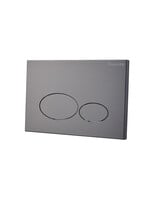 Wiesbaden Wiesbaden X32 Metal drukplaat voor inbouwreservoir gunmetal