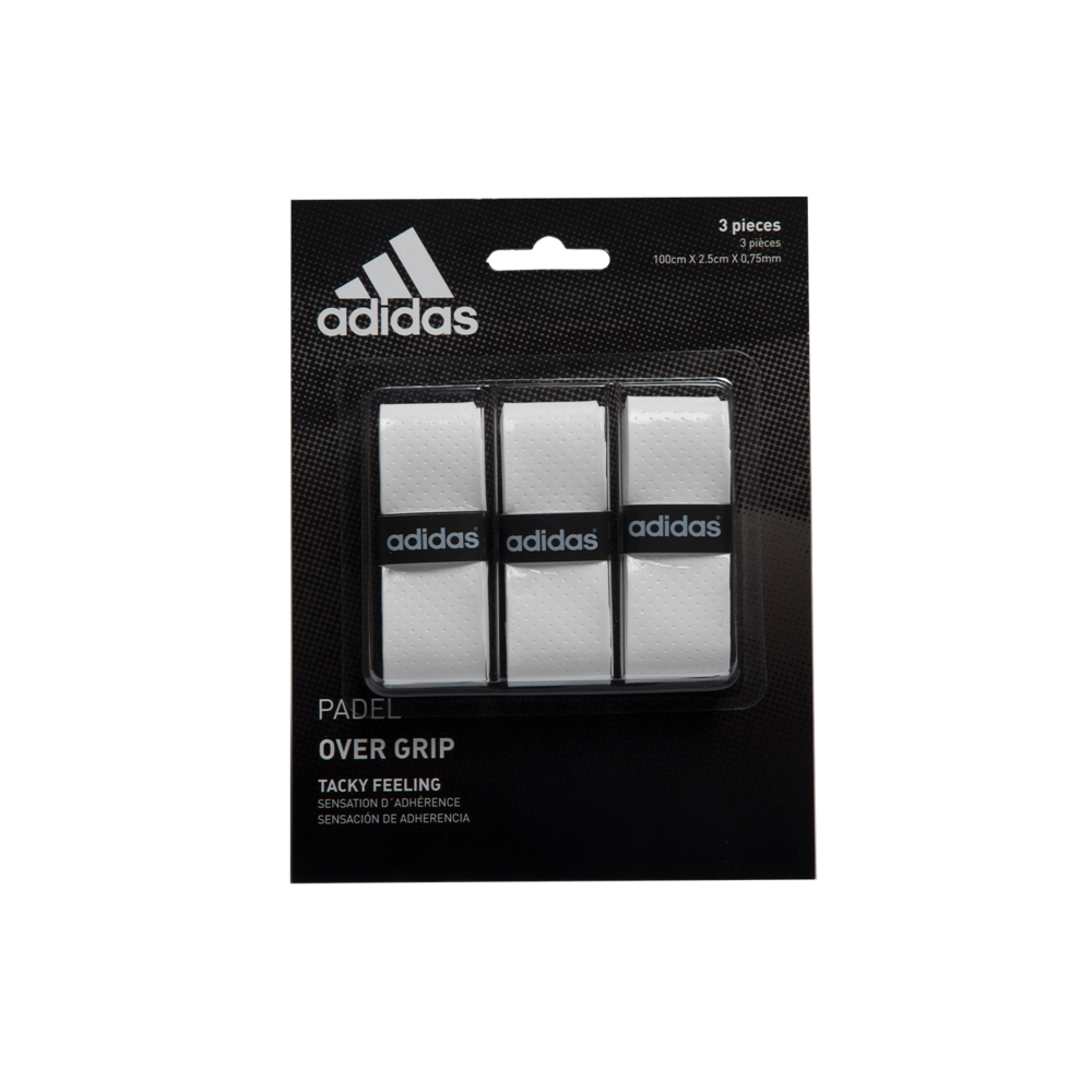Adidas Padel Overgrip Set 3 stuks - Wit - Solo Padel