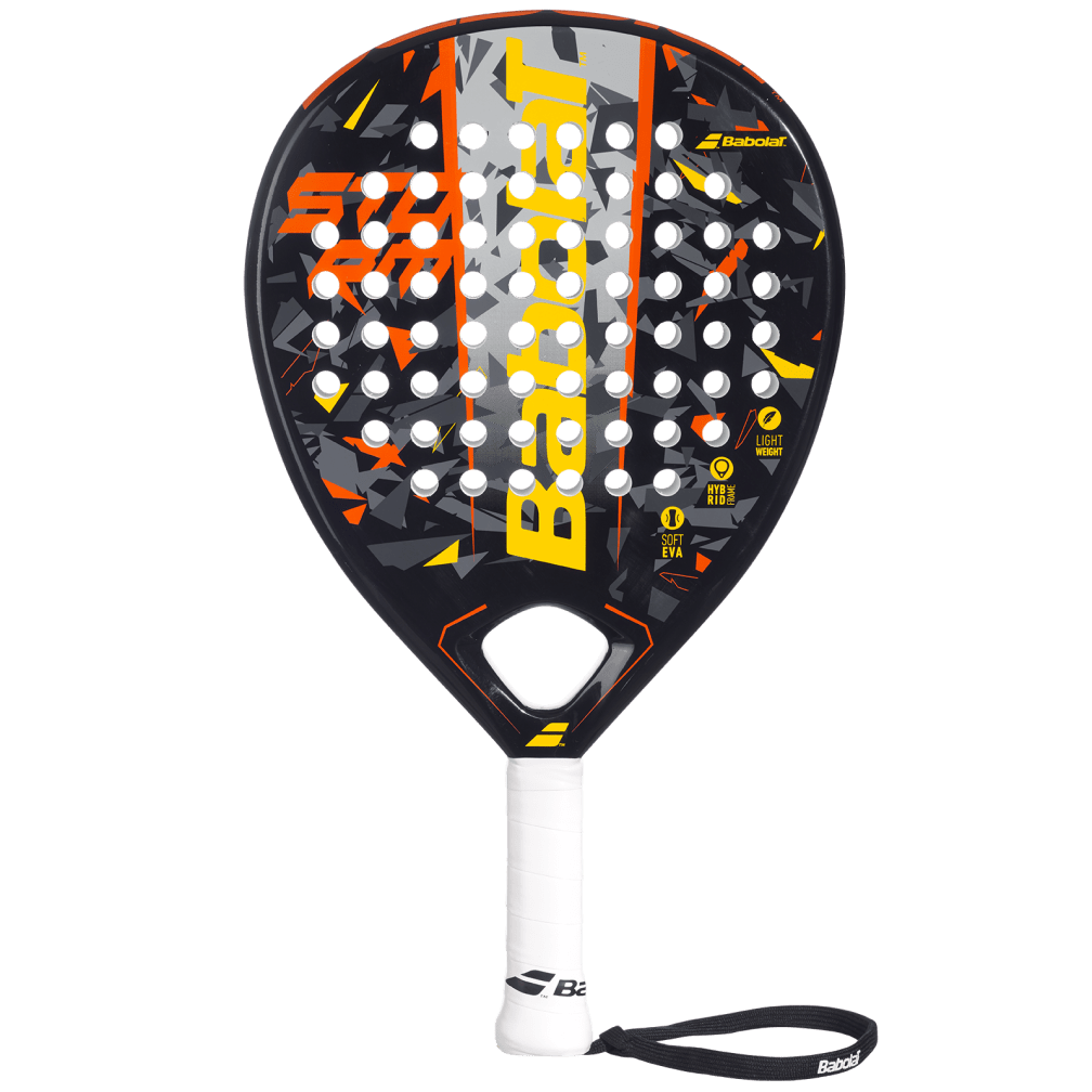 Babolat Storm 2022 Padelracket zwart geel Solo Padel