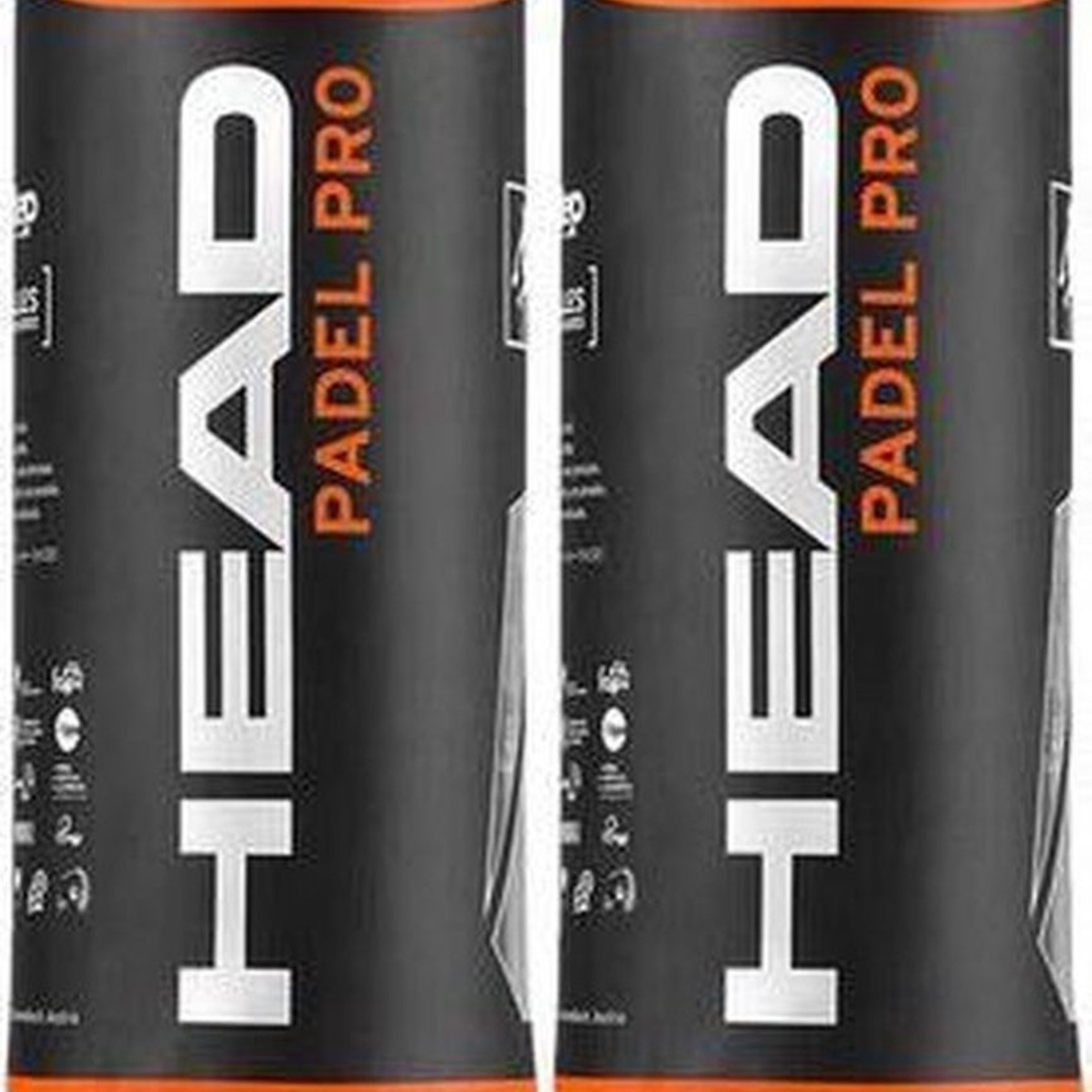 Head Head Padel Pro Padelballen 2 blikken van 3 ballen