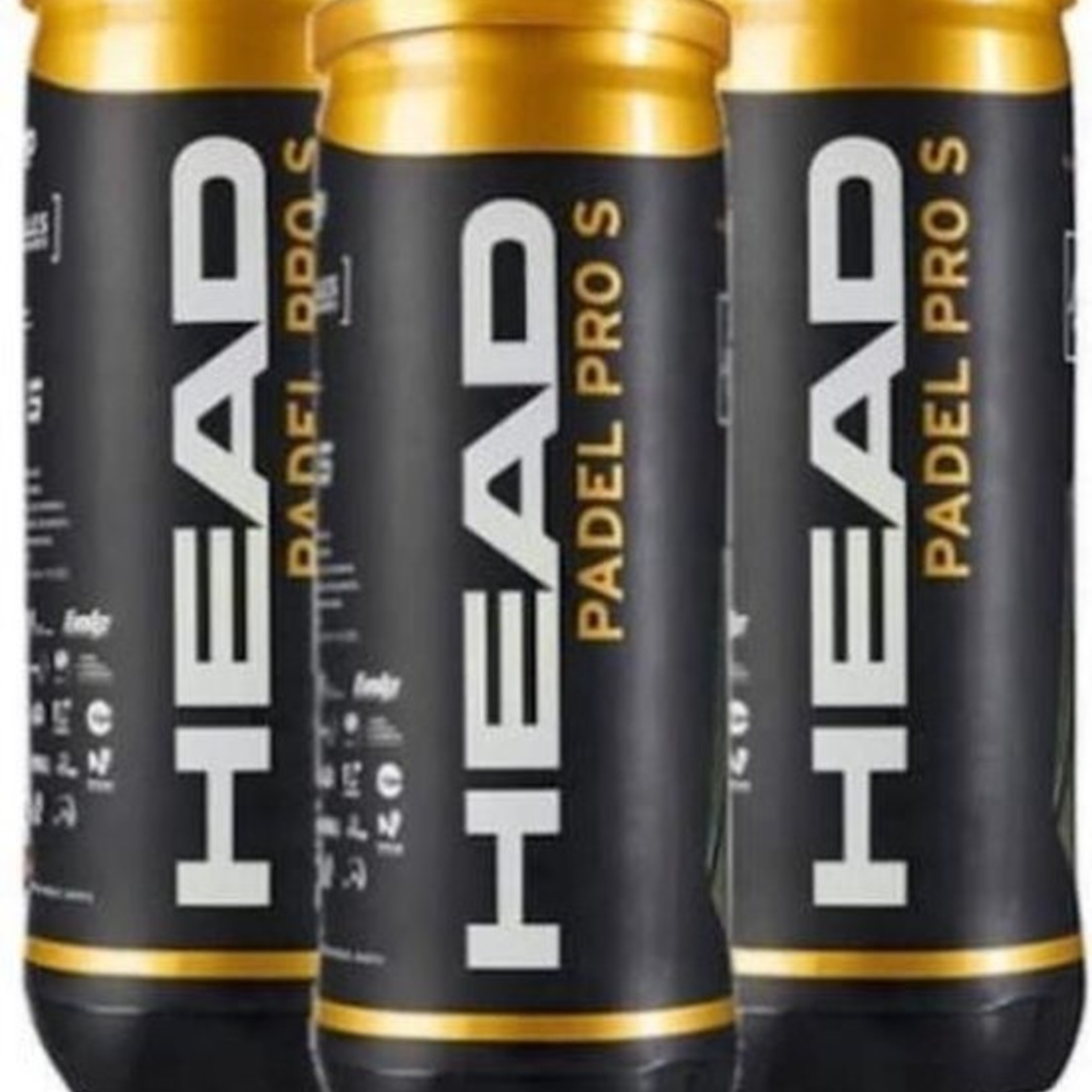 Head Head Padel Pro S - 3-tubes van 3 ballen - Padelballen