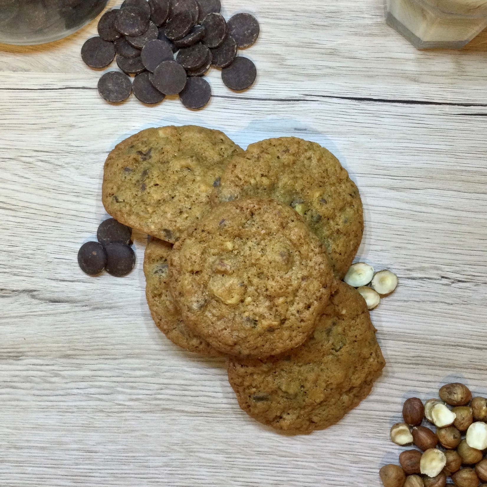 Chocolate Chip Cookies met hazelnoten