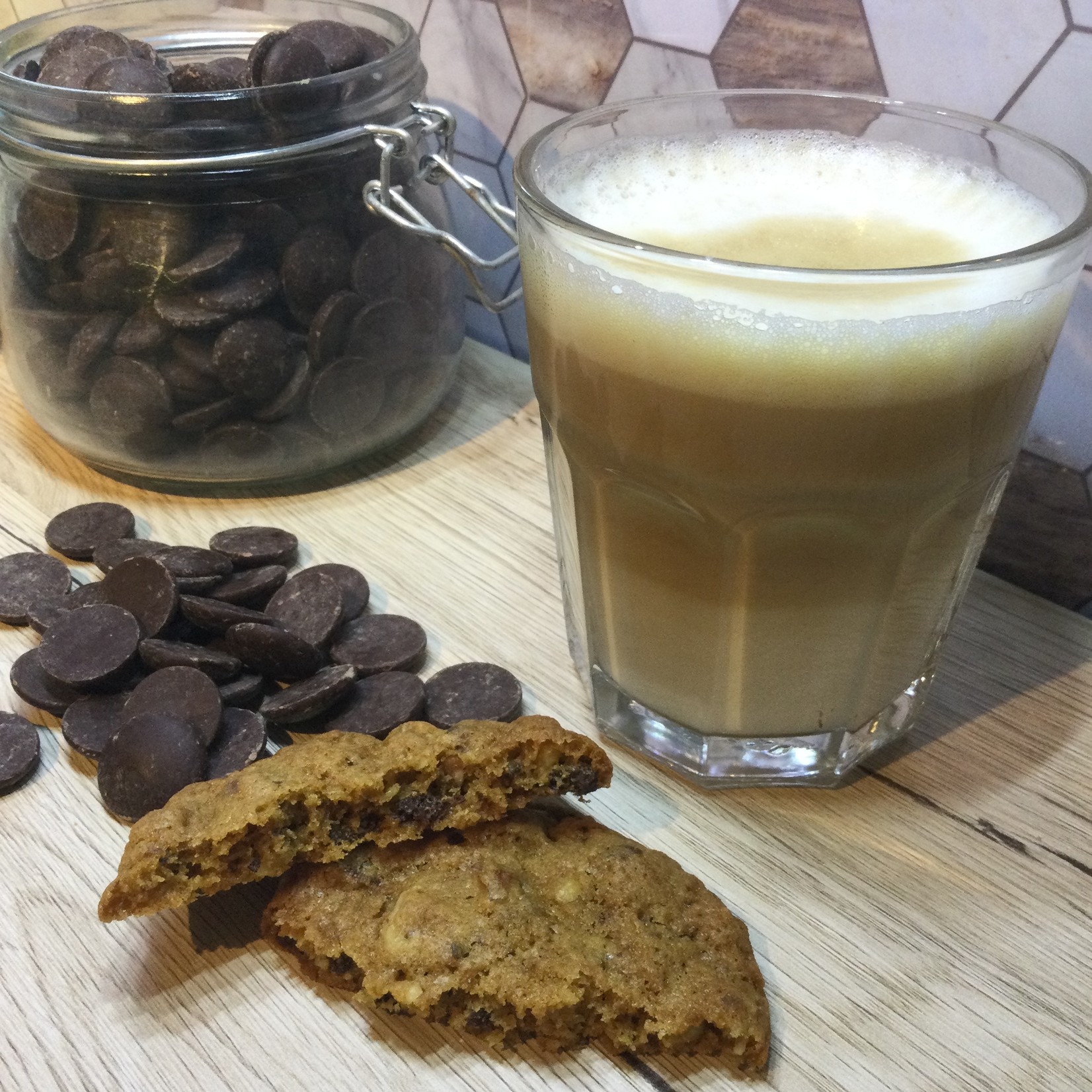 Chocolate Chip Cookies met hazelnoten