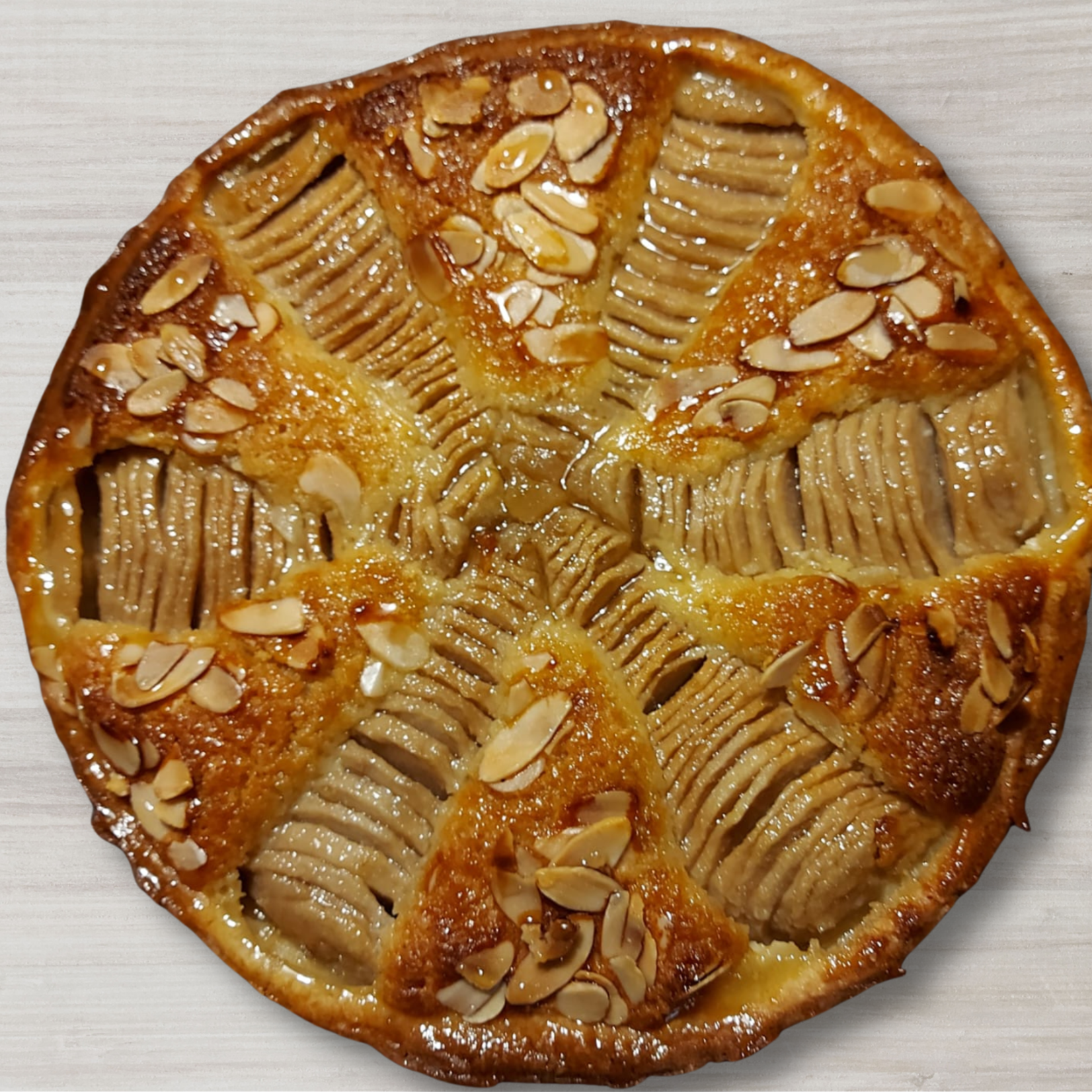 Bourdaloue van peren en frangipane