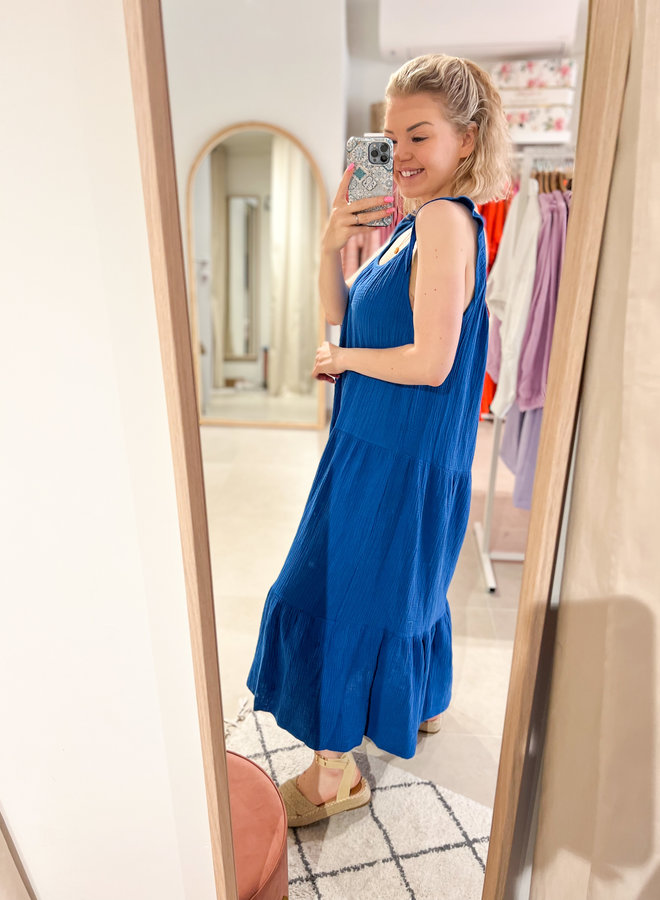 Flore summer tetra dress - Royal blue