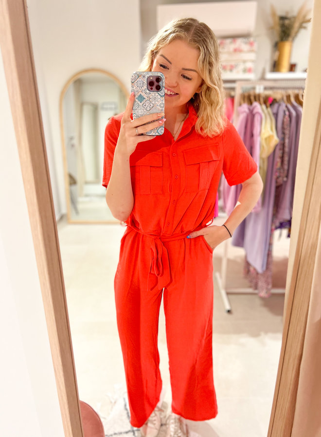 Take me out jumpsuit - Corail