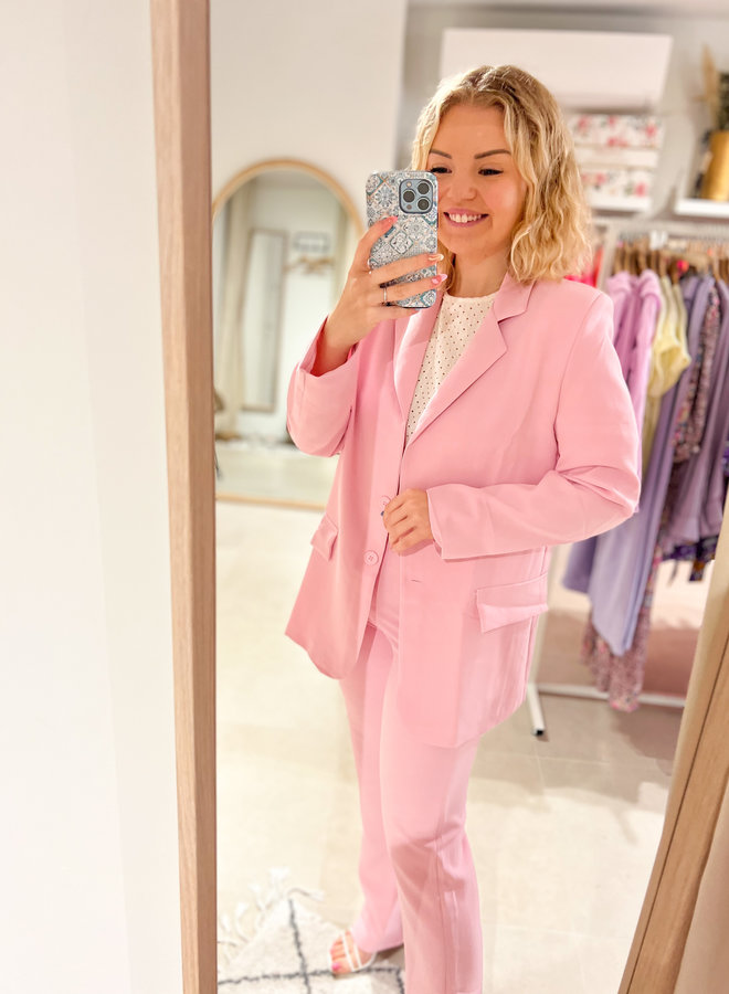 Suit up blazer - Baby Pink