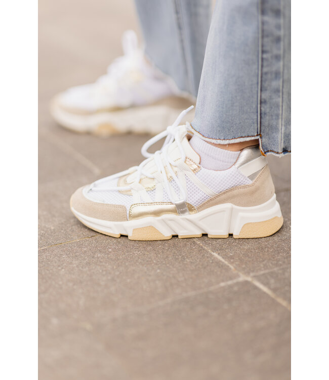 DWRS Sneakers - White / Gold