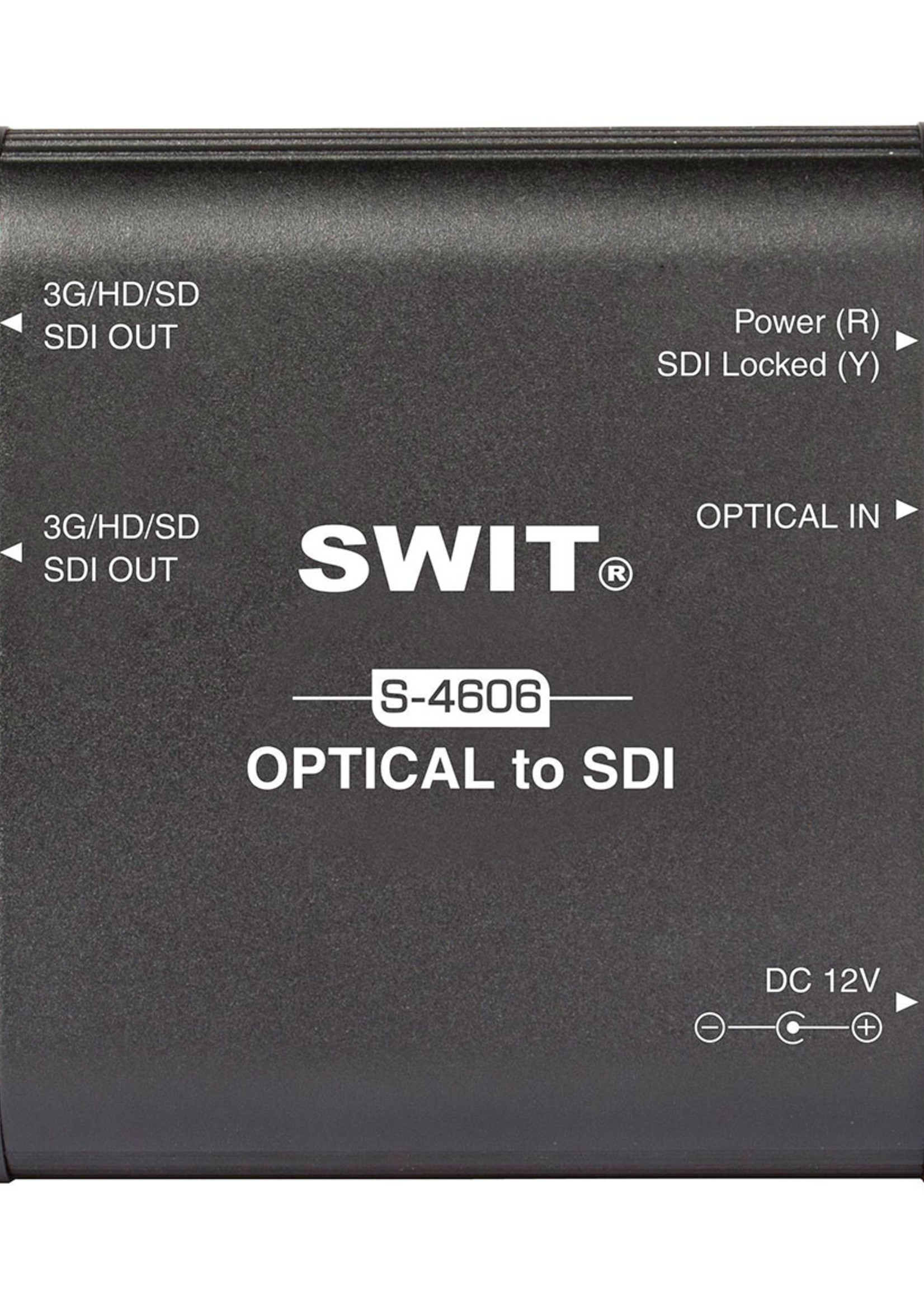 Swit S-4606 Optical to SDI Converter