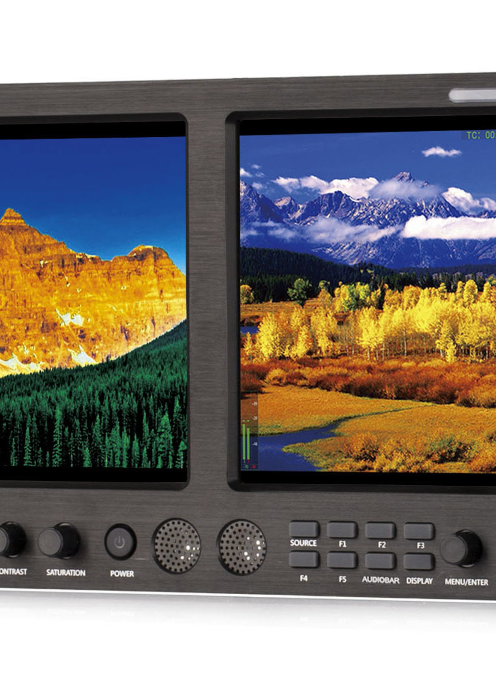 Swit M-1093H Dual 9-inch FHD Rack LCD Monitor