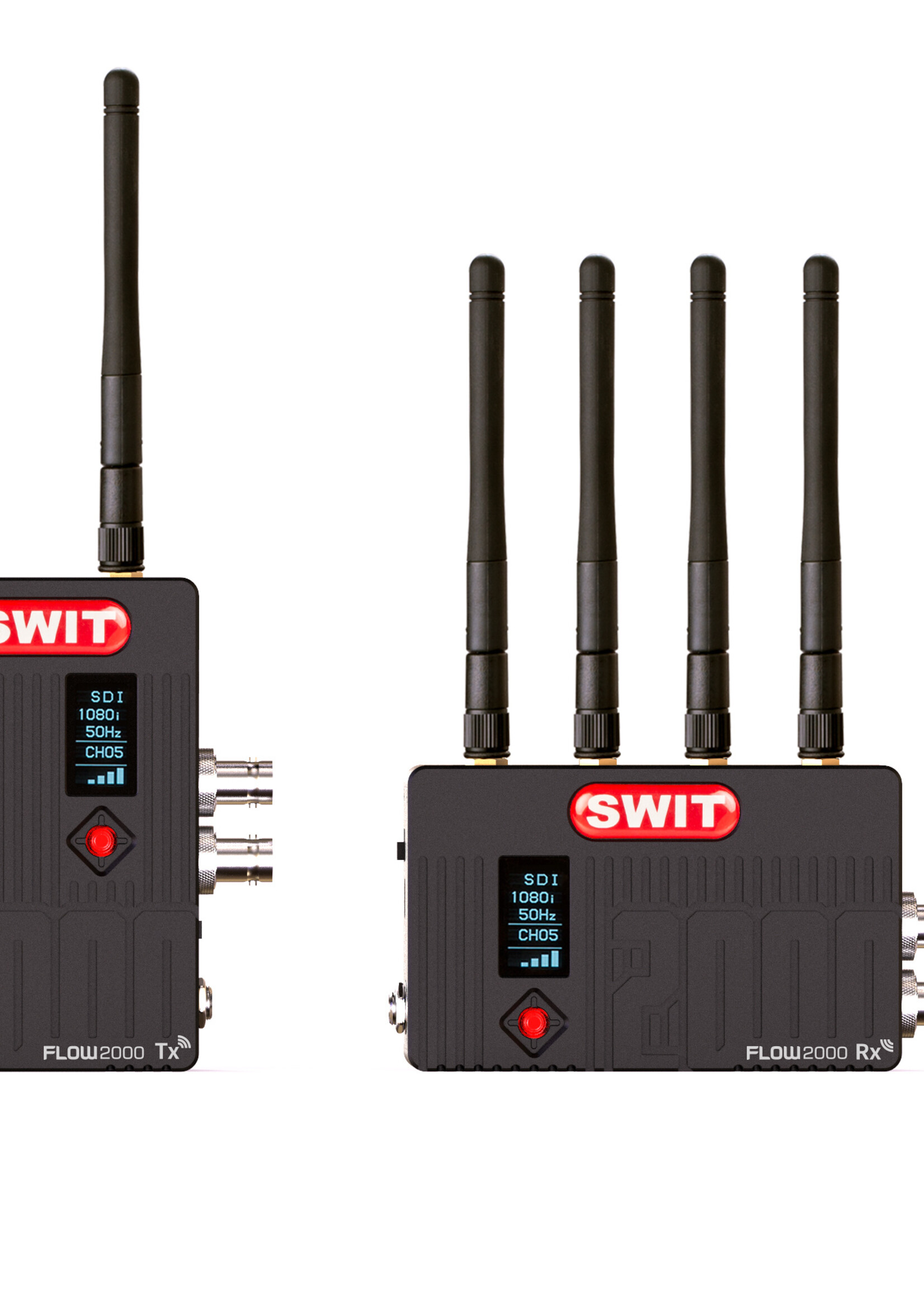 Swit FLOW2000 Kit, SDI&HDMI 600m Wireless System, DFS Comply FLOW2000 Kit Tx+2Rx