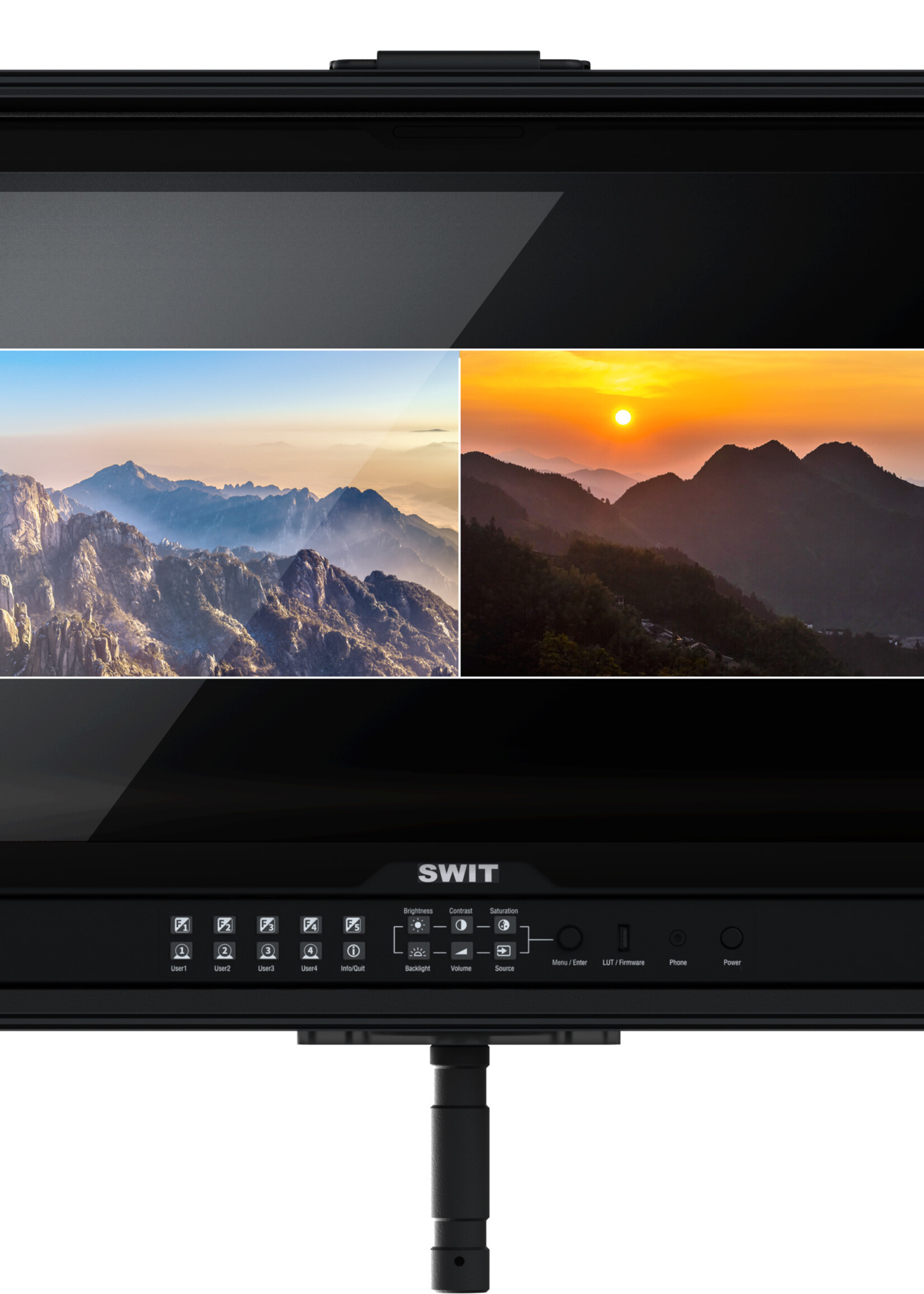 Swit FM-U245HDR 23.8 inch 4K 1000nits 4×12G-SDI HDR Field Monitor