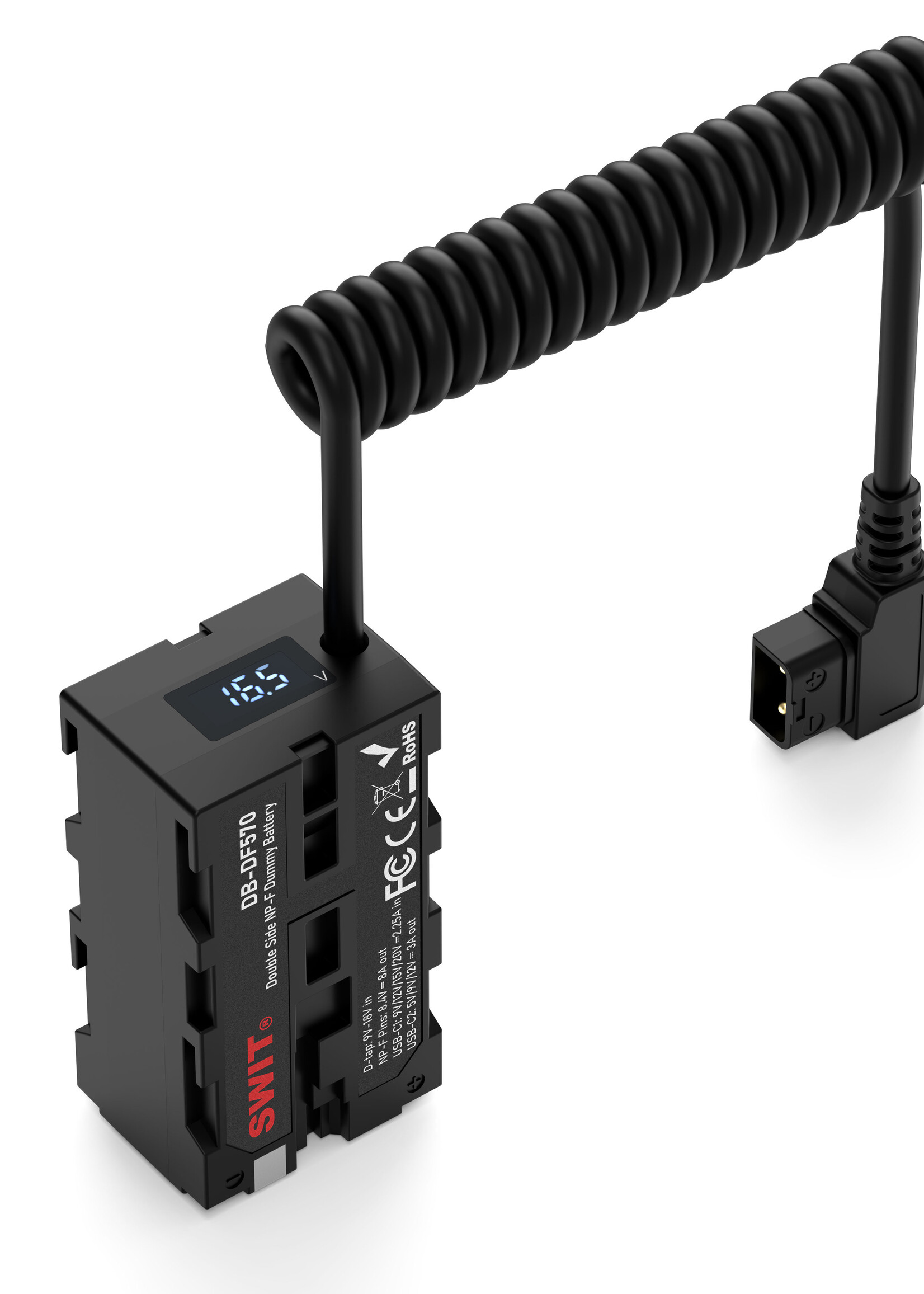 Swit DB-DF570 Dual Side NP-F Dummy Battery with USB-C