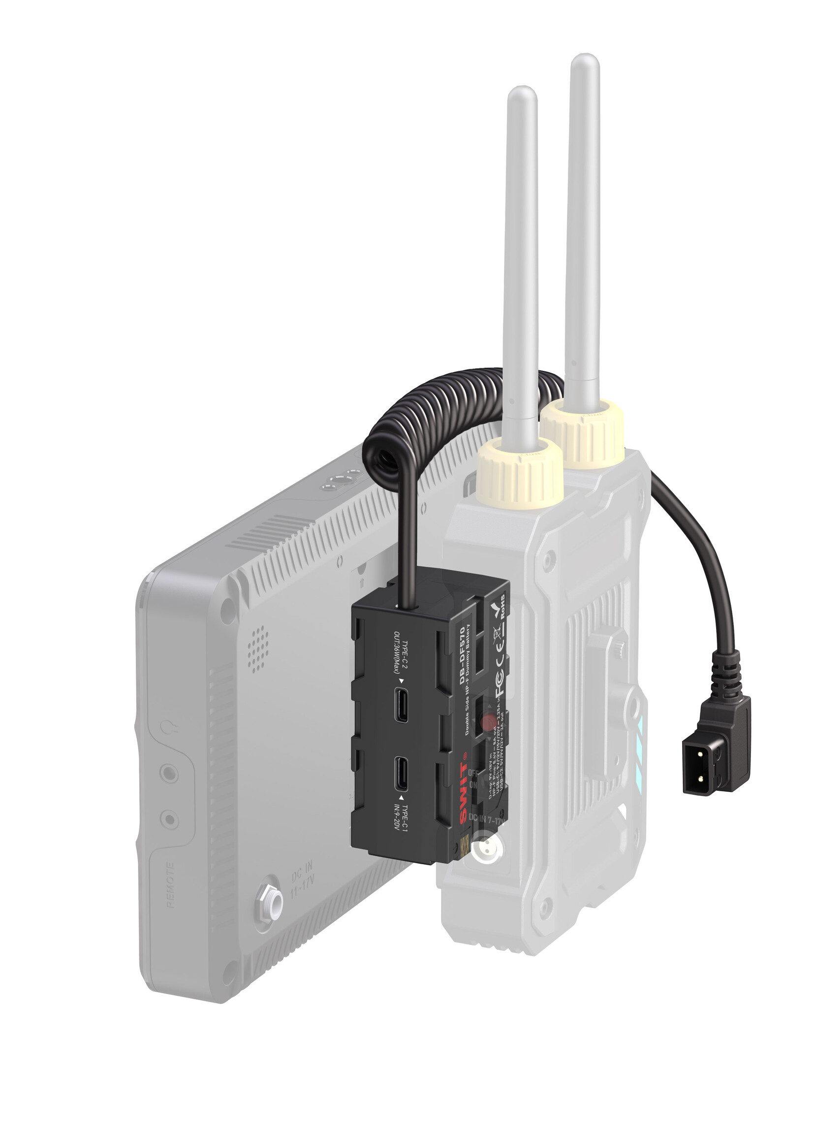 Swit DB-DF570 Dual Side NP-F Dummy Battery with USB-C