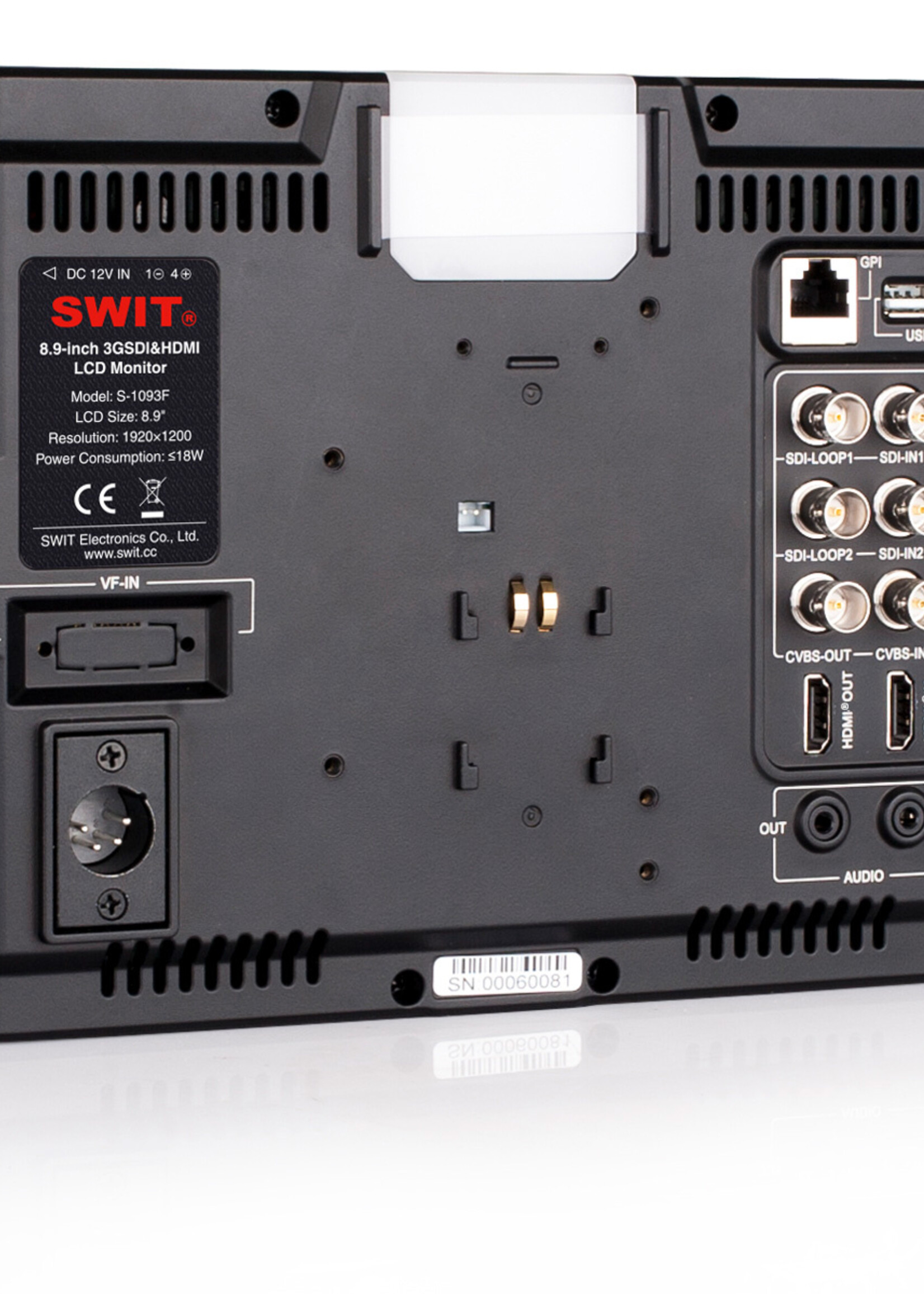 Swit S-1093F 9-inch Full HD Reference LCD Monitor